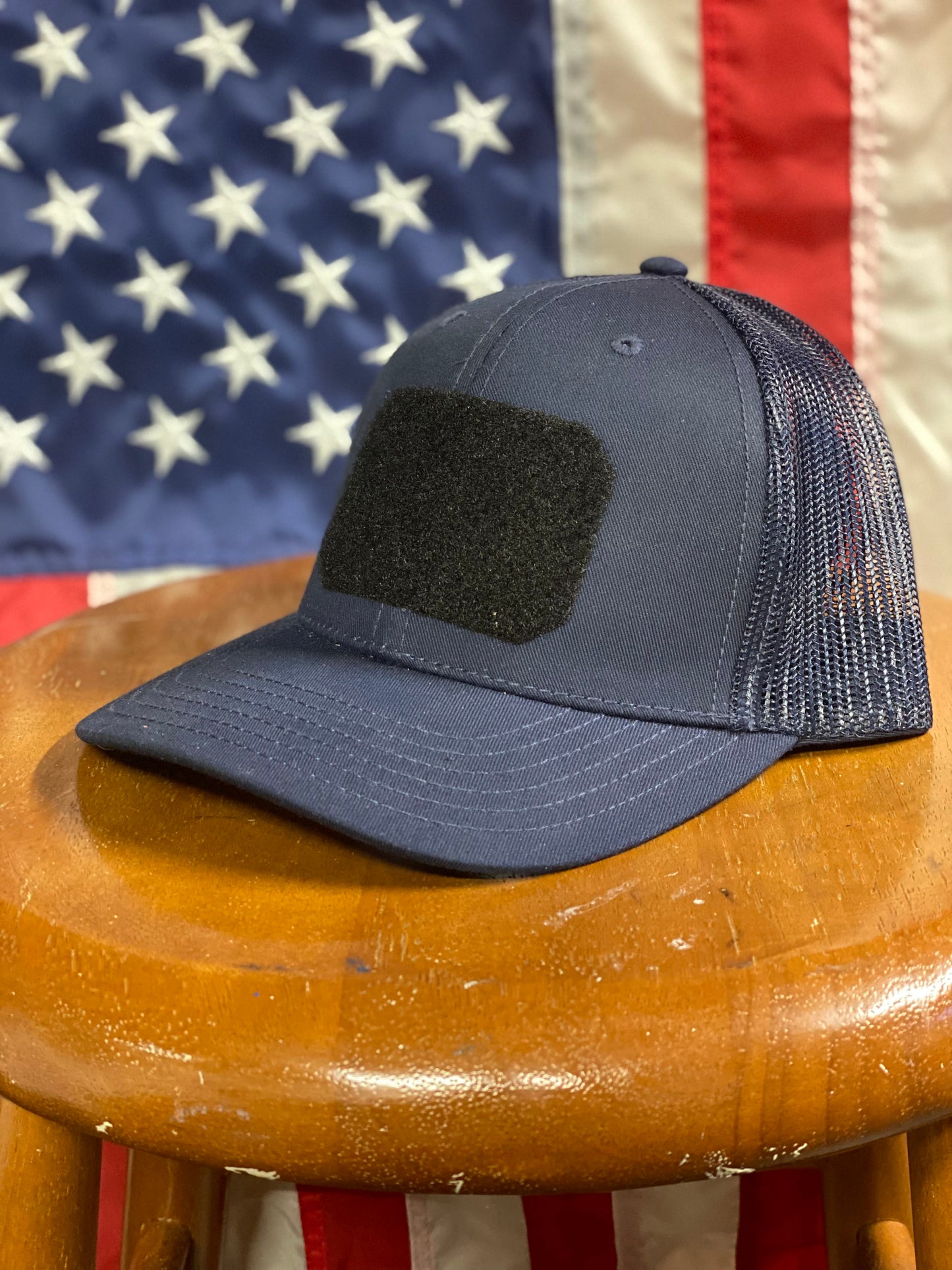 Leather Passport Velcro Hat